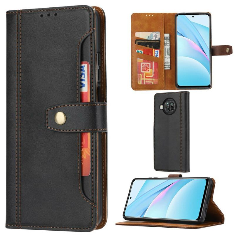 Capa Flip Para Xiaomi Redmi Note 9 Pro 5G Com Alça