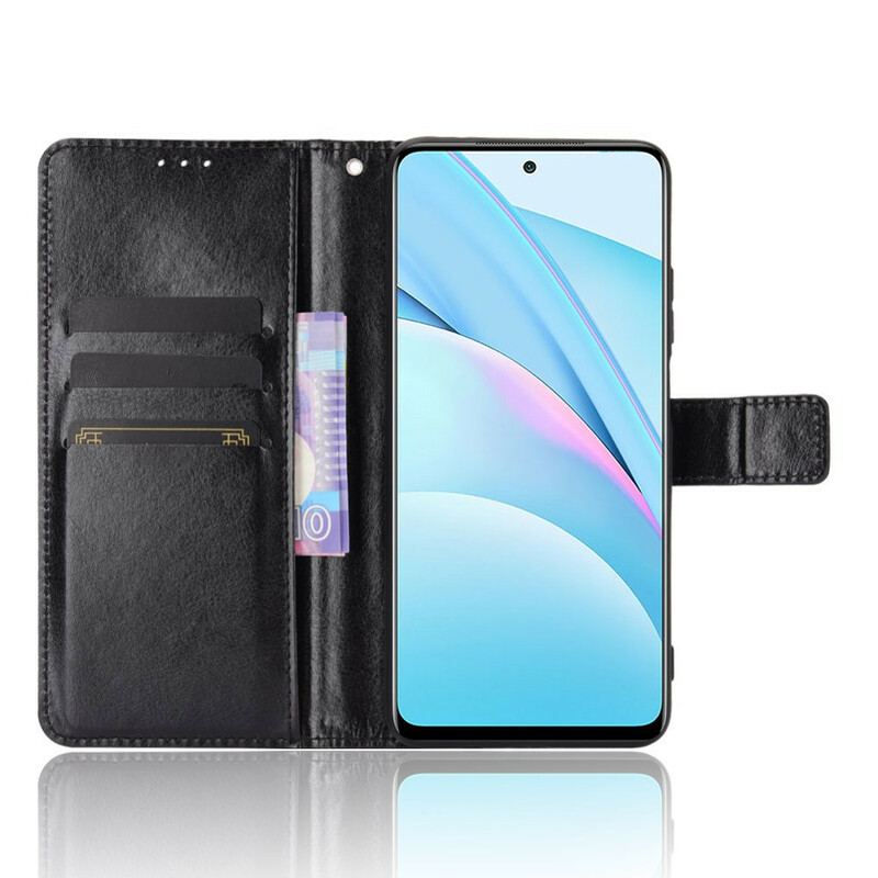 Capa Flip Para Xiaomi Redmi Note 9 Pro 5G Couro Falso Chamativo