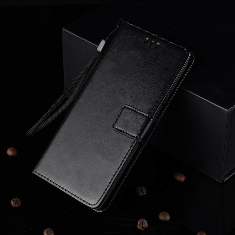 Capa Flip Para Xiaomi Redmi Note 9 Pro 5G Couro Falso Chamativo