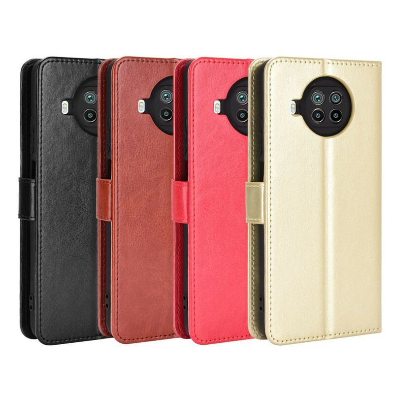 Capa Flip Para Xiaomi Redmi Note 9 Pro 5G Couro Falso Chamativo