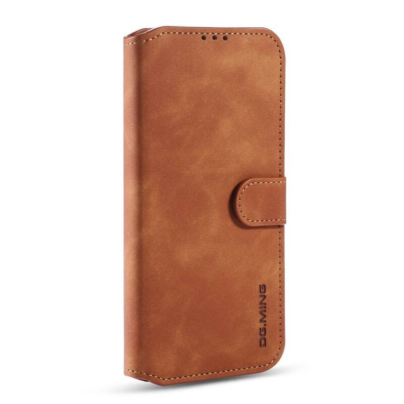 Capa Flip Para Xiaomi Redmi Note 9 Pro 5G Dg.ming Retro