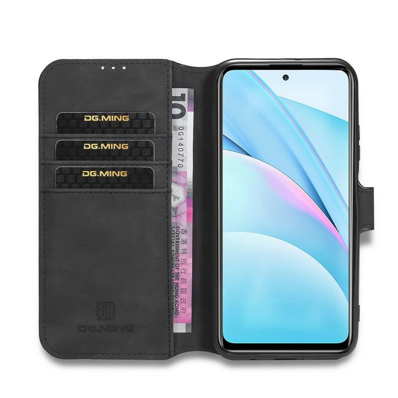 Capa Flip Para Xiaomi Redmi Note 9 Pro 5G Dg.ming Retro