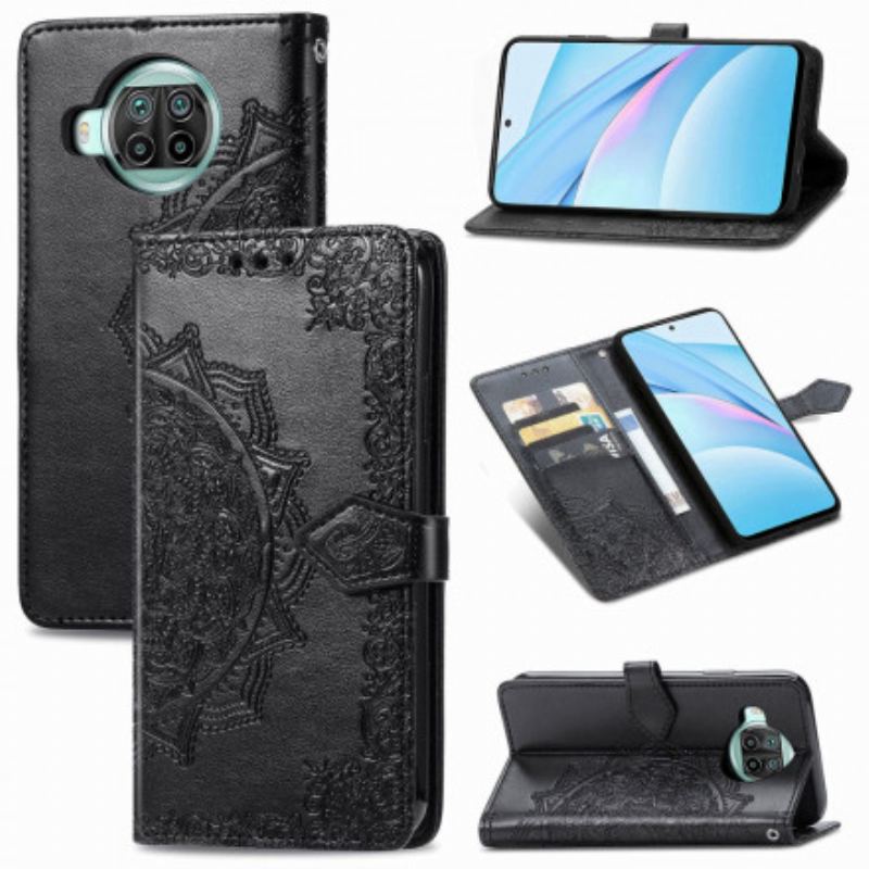 Capa Flip Para Xiaomi Redmi Note 9 Pro 5G Mandala Idade Média