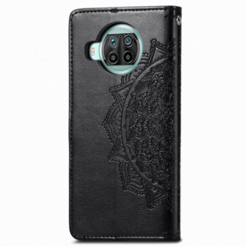 Capa Flip Para Xiaomi Redmi Note 9 Pro 5G Mandala Idade Média