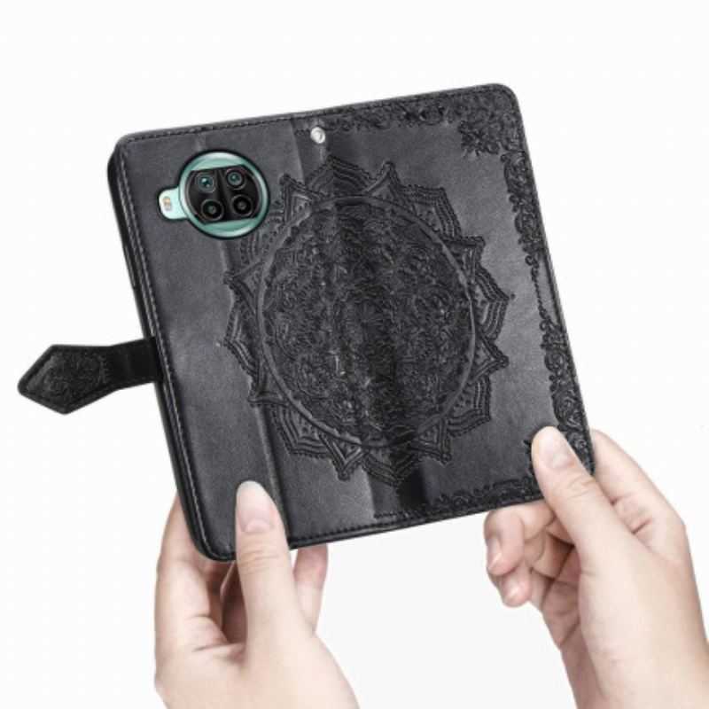 Capa Flip Para Xiaomi Redmi Note 9 Pro 5G Mandala Idade Média