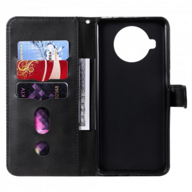 Capa Flip Para Xiaomi Redmi Note 9 Pro 5G Porta-moedas Vintage