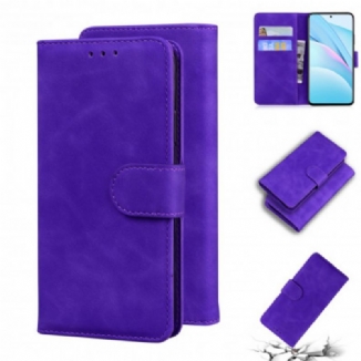 Capa Flip Para Xiaomi Redmi Note 9 Pro 5G Toque De Pele