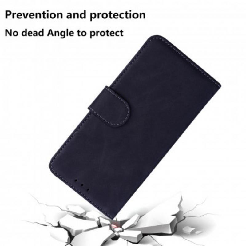 Capa Flip Para Xiaomi Redmi Note 9 Pro 5G Toque De Pele