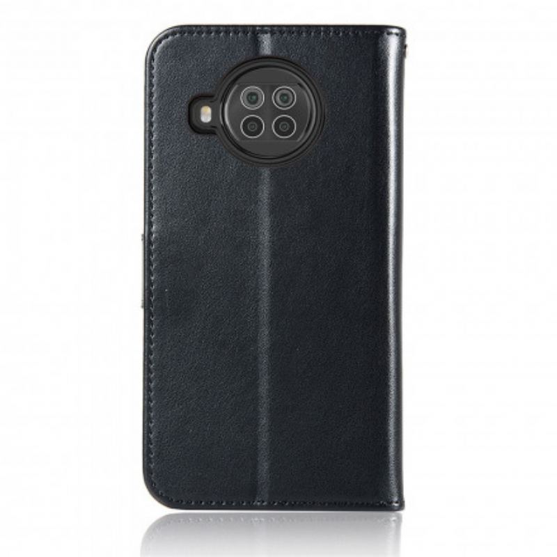 Capa Folio Para Xiaomi Redmi Note 9 Pro 5G Coruja Apanhador De Sonhos Efeito Couro