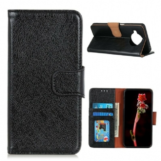 Capa Folio Para Xiaomi Redmi Note 9 Pro 5G Couro Nappa Dividido