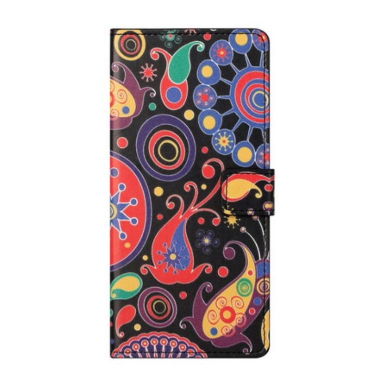 Capa Folio Para Xiaomi Redmi Note 9 Pro 5G Design Da Galáxia