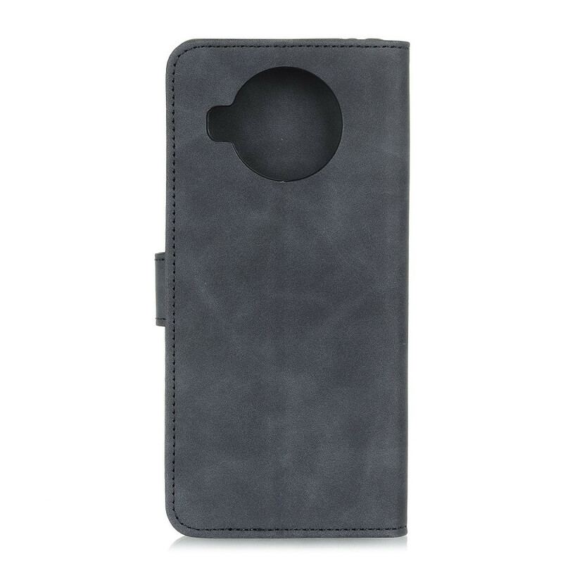 Capa Folio Para Xiaomi Redmi Note 9 Pro 5G Efeito Couro Vintage Khazneh