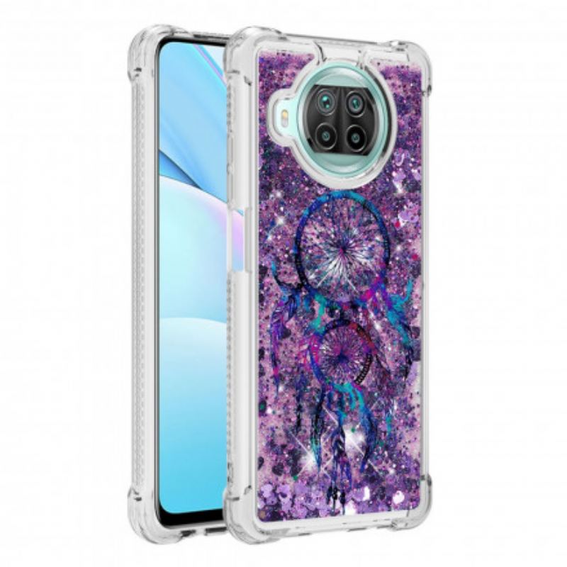 Capa Para Xiaomi Redmi Note 9 Pro 5G Apanhador De Sonhos Glitter