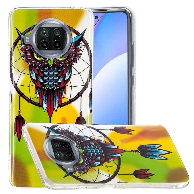 Capa Para Xiaomi Redmi Note 9 Pro 5G Apanhador De Sonhos Neon