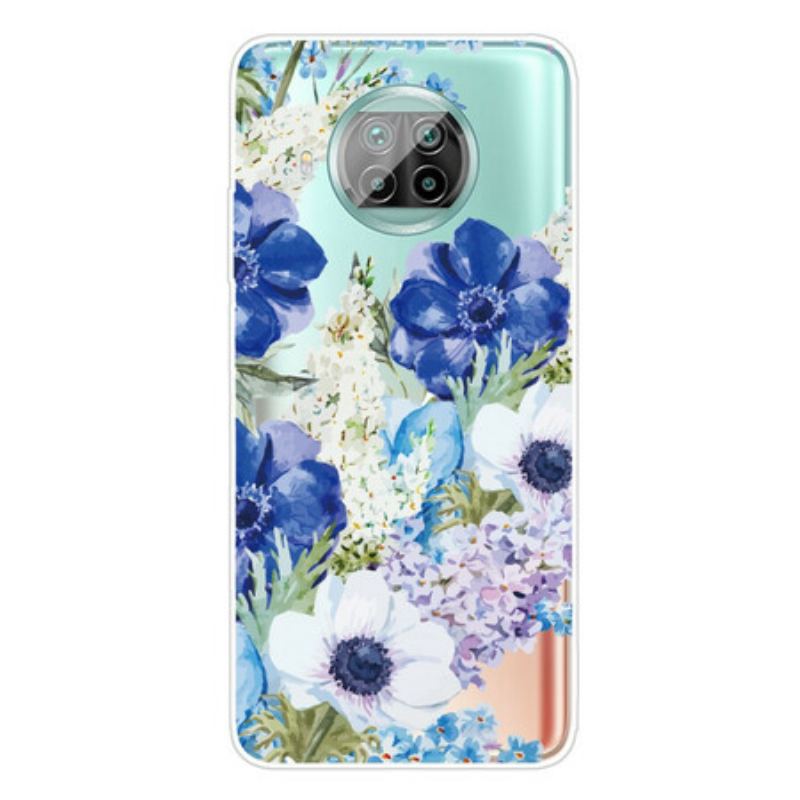 Capa Para Xiaomi Redmi Note 9 Pro 5G Aquarela Flores