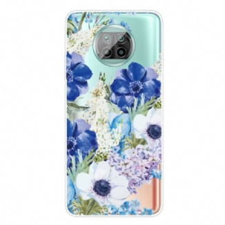 Capa Para Xiaomi Redmi Note 9 Pro 5G Aquarela Flores