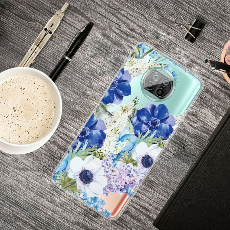 Capa Para Xiaomi Redmi Note 9 Pro 5G Aquarela Flores