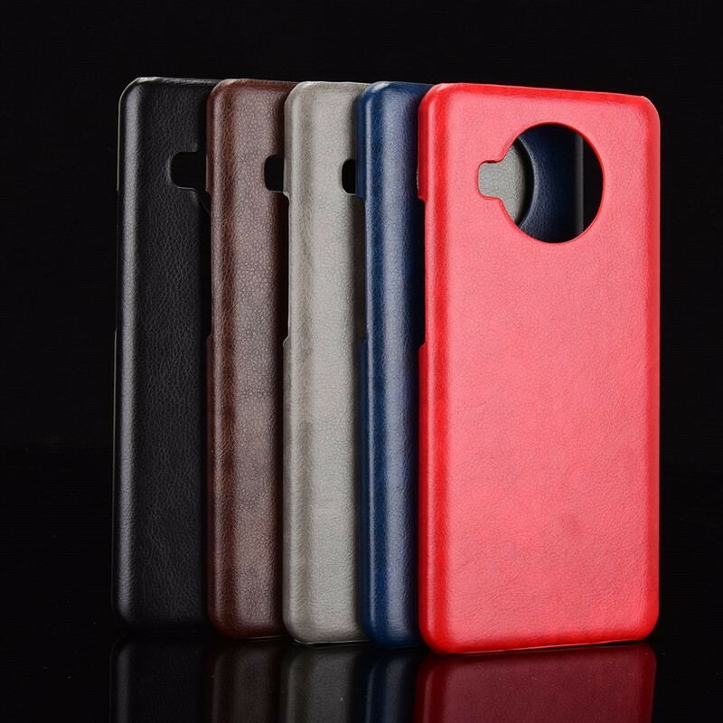 Capa Para Xiaomi Redmi Note 9 Pro 5G Efeito Couro Lichia