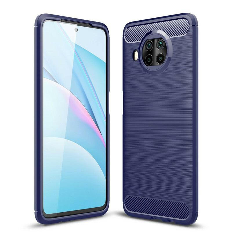 Capa Para Xiaomi Redmi Note 9 Pro 5G Fibra De Carbono Escovada