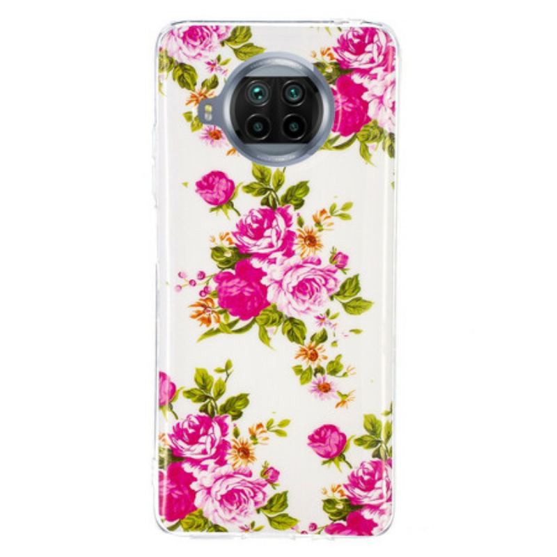 Capa Para Xiaomi Redmi Note 9 Pro 5G Flores Neon Liberty