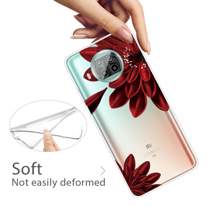 Capa Para Xiaomi Redmi Note 9 Pro 5G Flores Silvestres