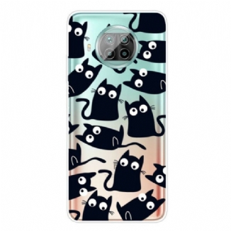 Capa Para Xiaomi Redmi Note 9 Pro 5G Gatos Pretos