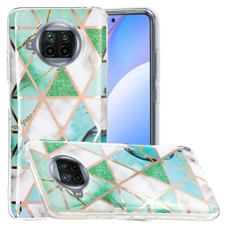 Capa Para Xiaomi Redmi Note 9 Pro 5G Geometria De Mármore