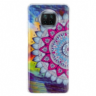 Capa Para Xiaomi Redmi Note 9 Pro 5G Mandala Colorida Fluorescente