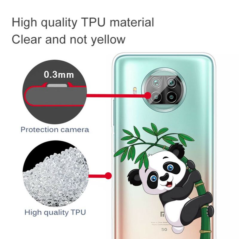 Capa Para Xiaomi Redmi Note 9 Pro 5G Panda No Bambu