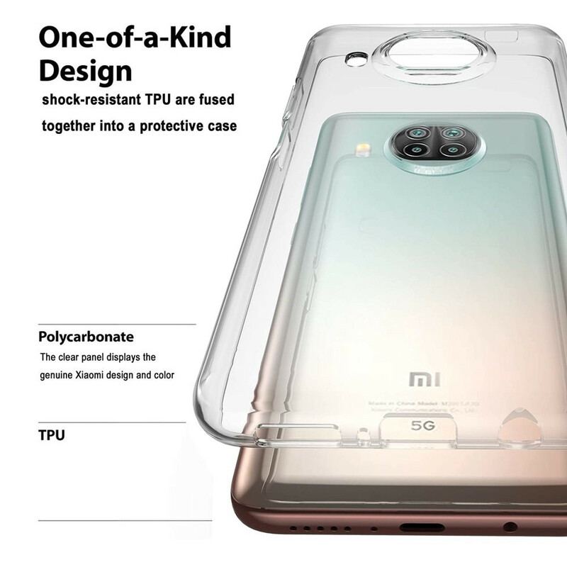 Capa Para Xiaomi Redmi Note 9 Pro 5G Transparente