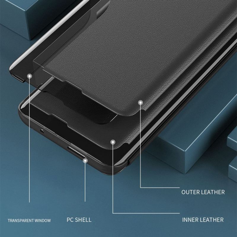 Capa De Celular Para Oppo Find X5 Couro Sintético Texturizado