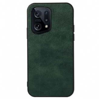 Capa De Celular Para Oppo Find X5 Estilo De Couro Litch