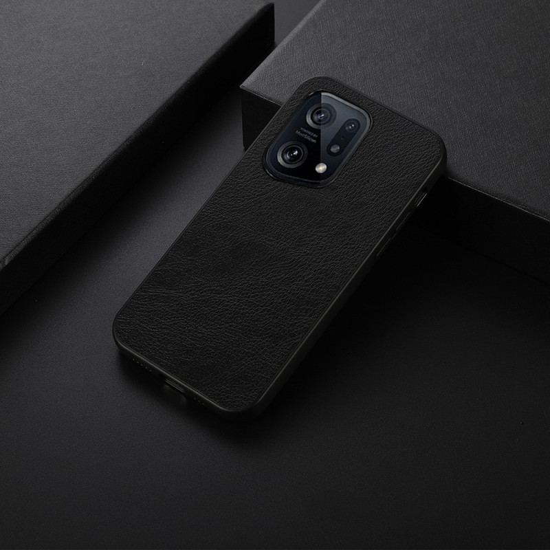 Capa De Celular Para Oppo Find X5 Estilo De Couro Litch