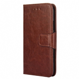 Capa De Couro Para Oppo Find X5 Couro Falso Vintage