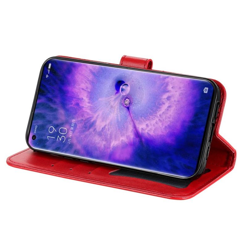 Capa Flip Para Oppo Find X5 De Cordão Mandala Strappy