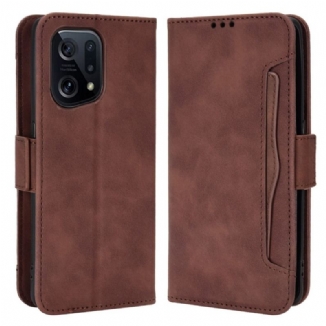 Capa Flip Para Oppo Find X5 Multi-card Premier Class