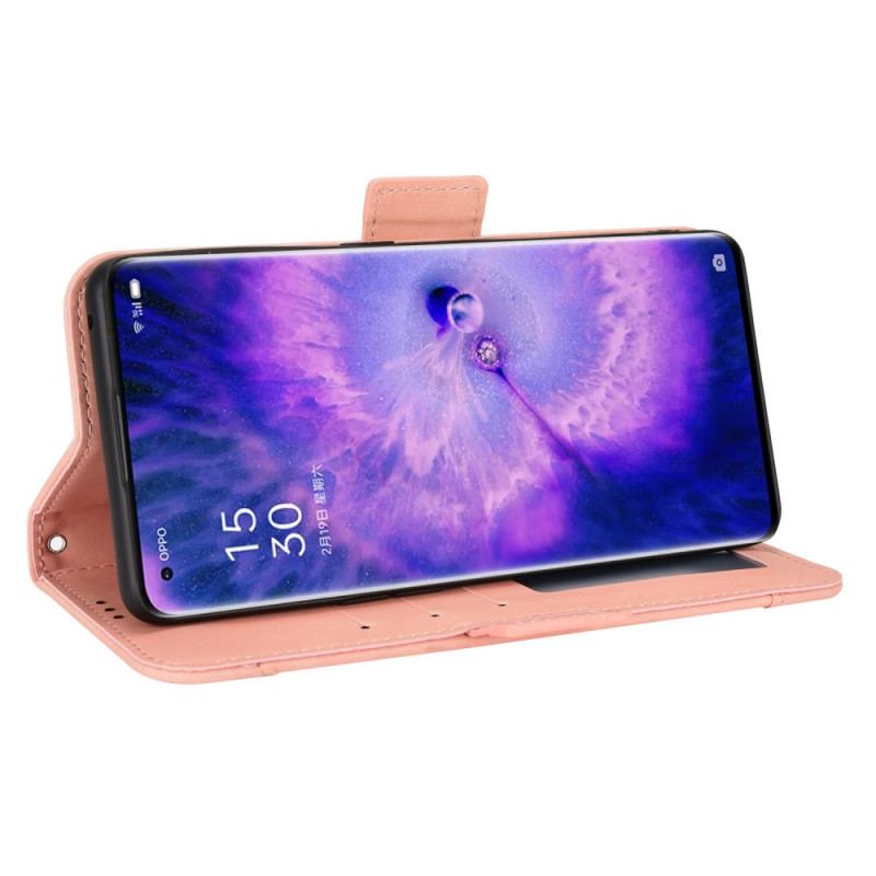 Capa Flip Para Oppo Find X5 Multi-card Premier Class