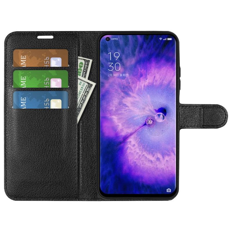 Capa Folio Para Oppo Find X5 Clássico