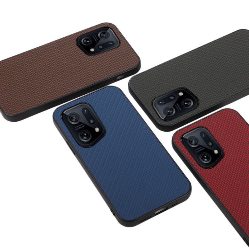 Capa Para Oppo Find X5 Fibra De Carbono