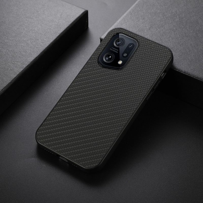 Capa Para Oppo Find X5 Fibra De Carbono