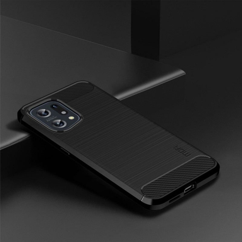 Capa Para Oppo Find X5 Fibra De Carbono Escovada Mofi