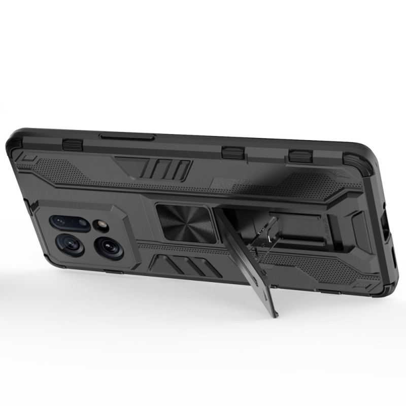 Capa Para Oppo Find X5 Suporte Removível Vertical E Horizontal