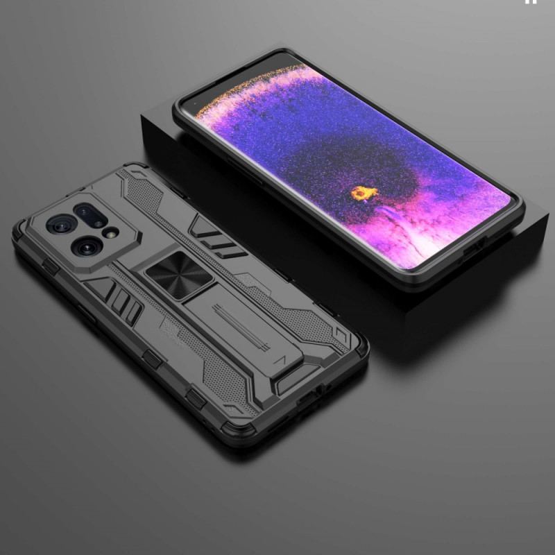 Capa Para Oppo Find X5 Suporte Removível Vertical E Horizontal