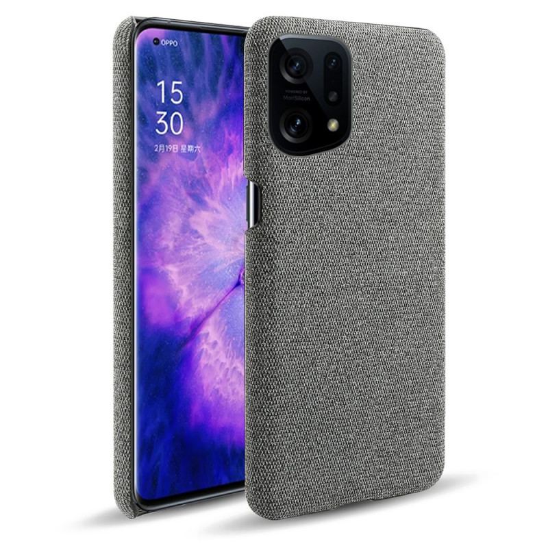 Capa Para Oppo Find X5 Tecido Elegante