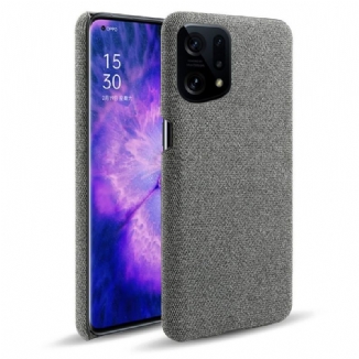 Capa Para Oppo Find X5 Tecido Elegante