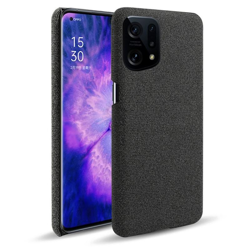 Capa Para Oppo Find X5 Tecido Elegante