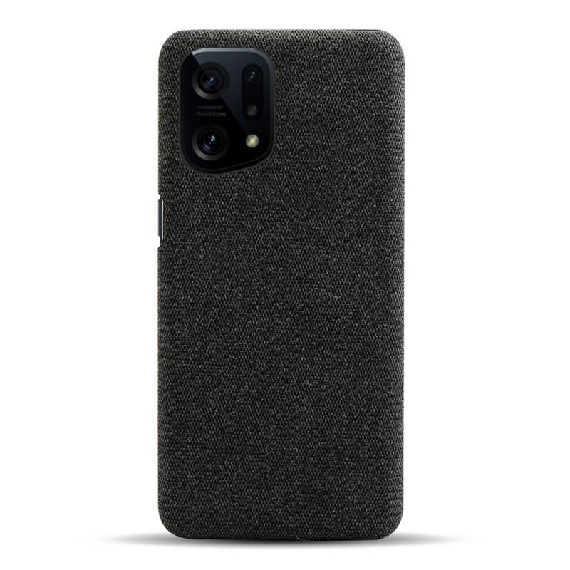 Capa Para Oppo Find X5 Tecido Elegante