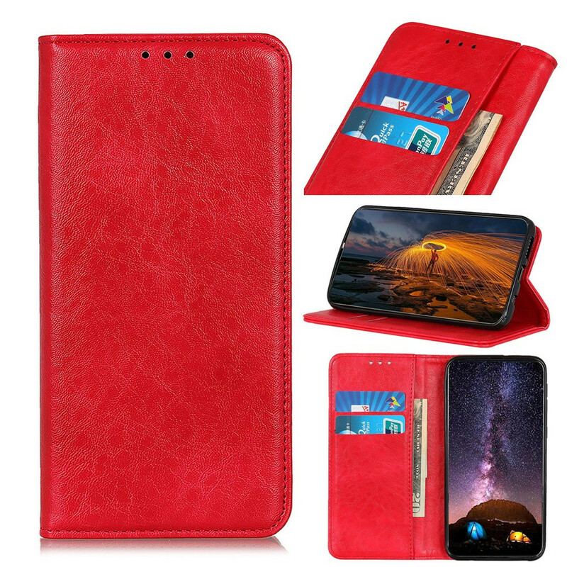 Capa De Celular Para Huawei P Smart 2020 Flip Efeito Couro Magnético