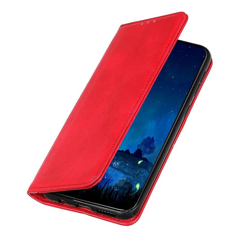 Capa De Celular Para Huawei P Smart 2020 Flip Efeito Couro Magnético