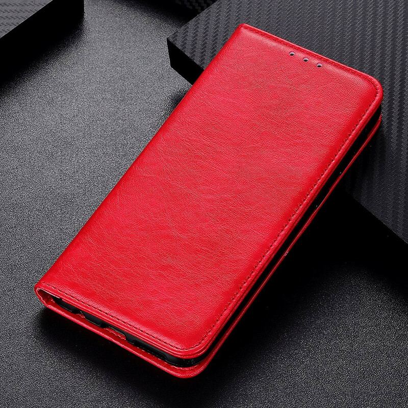 Capa De Celular Para Huawei P Smart 2020 Flip Efeito Couro Magnético